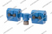 Зажимы за отбортовку порогов (двойные) (к-т из 4шт.) NORDBERG BAS-T-CLAMP
